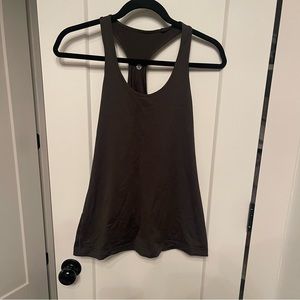 Black Lululemon running tank top, size 8
